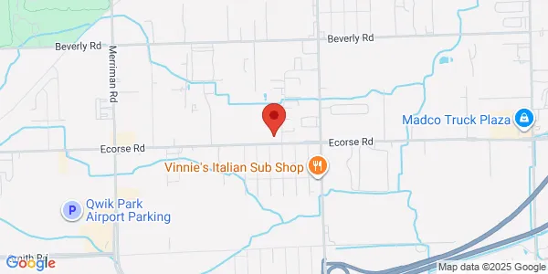 Map of 29750 Ecorse Rd Romulus, MI 48174