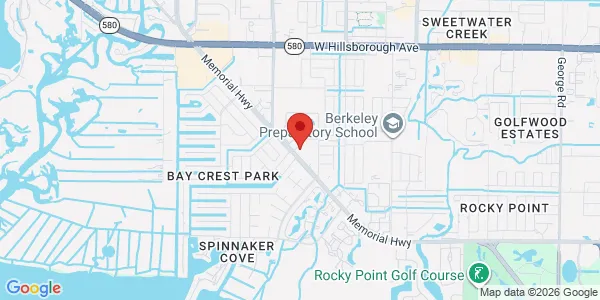 Map of 6107 Memorial Hwy Ste F Tampa, FL 33615