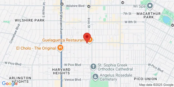 Map of 3030 W Olympic Blvd Ste 206 Los Angeles, CA 90006