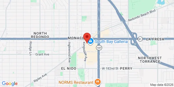 Map of 1815 Hawthorne Blvd Redondo Beach, CA 90278