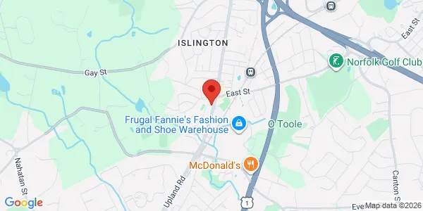 Map of 321 Washington St Ste 102 Westwood, MA 02090