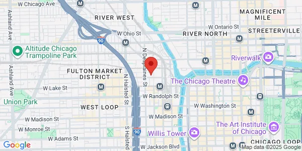 Map of 600 W Fulton St Chicago, IL 60661
