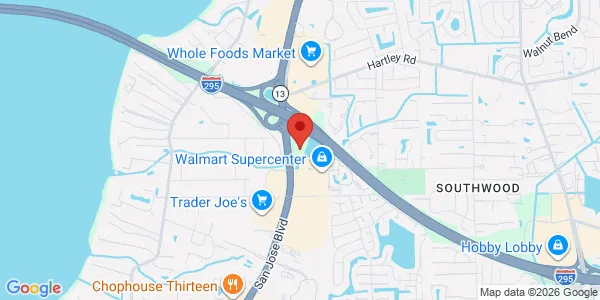 Map of 10881 San Jose Blvd Jacksonville, FL 32223