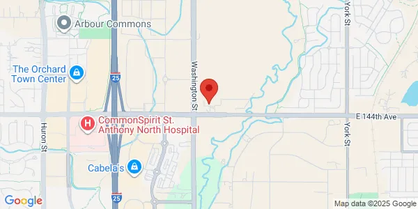 Map of 805 E 144th Ave Ste 100 Thornton, CO 80023