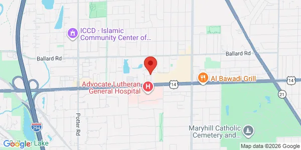 Map of 8820 W Dempster St Niles, IL 60714