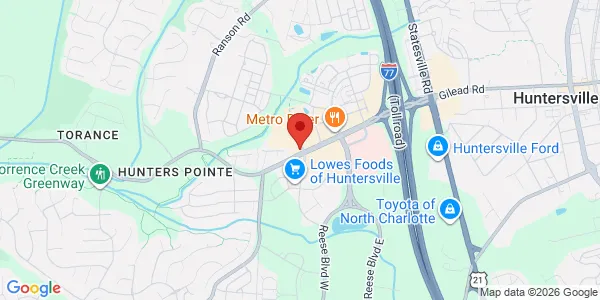Map of 14221 Boren St Huntersville, NC 28078