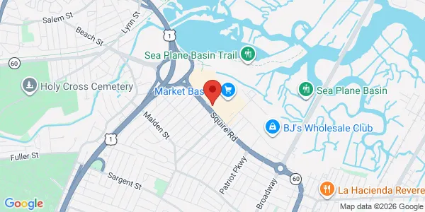 Map of 339 Squire Rd, Suite 130 Revere, MA 02151