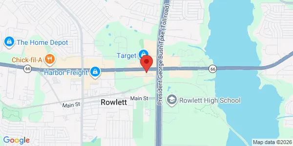 Map of 4724 Lakeview Pkwy Ste 300 Rowlett, TX 75088