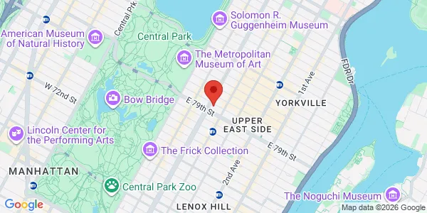 Map of 911 Park Ave Manhattan Family Practice Medical PC New York, NY 10075