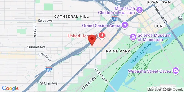 Map of 233 Grand Ave St. Paul, MN 55102