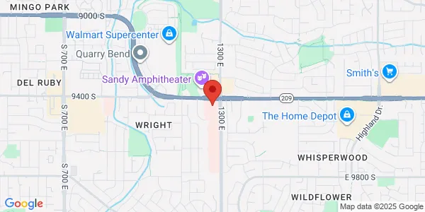 Map of 9450 S 1300 E Sandy, UT 84094