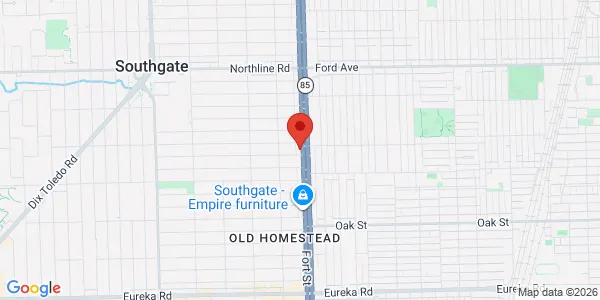 Map of 13650 Fort St Southgate, MI 48195