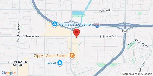 Map of 9310 S Eastern Ave Henderson Las Vegas, NV 89123