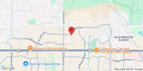 Map of 12354 E Caley Ave Centennial, CO 80111
