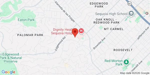 Map of 2900 Whipple Ave Ste 225 Redwood City, CA 94062