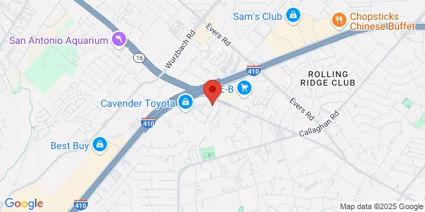 Map of 5720 Bandera Rd Ste 6 San Antonio, TX 78238