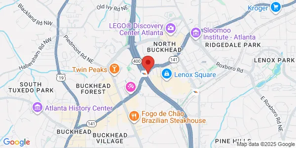 Map of 3355 Peachtree Rd Ste 750 Atlanta, GA 30326