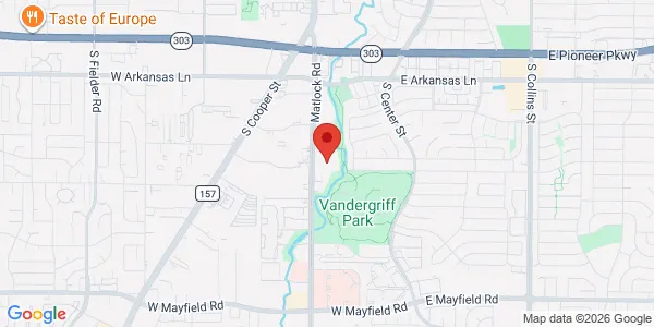Map of 2623 Matlock Rd Ste 105 Arlington, TX 76015