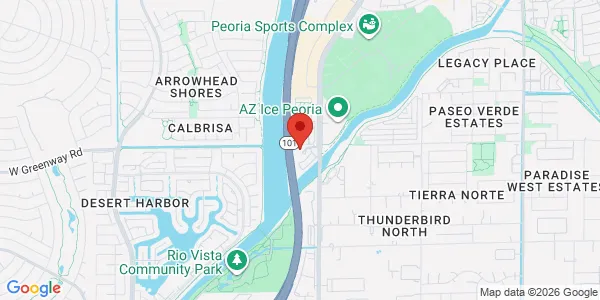 Map of 15396 N 83rd Ave C101 Ste C101 Peoria, AZ 85381