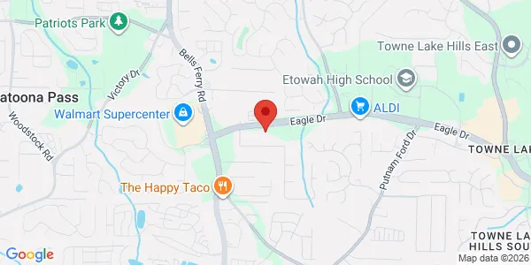 Map of 1816 Eagle Dr Ste 200B Woodstock, GA 30189