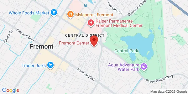 Map of 3200 Kearney St Palo Alto Medical Foundation Fremont, CA 94538