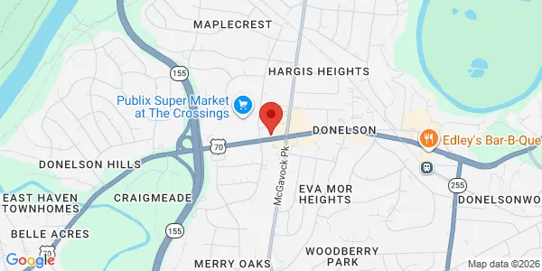 Map of 2412 Lebanon Pike Nashville, TN 37214
