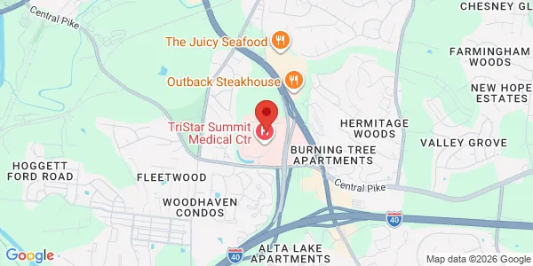 Map of 5653 Frist Blvd Ste 532 Hermitage, TN 37076