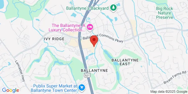 Map of 15110 John J Delaney Dr Ste 120 Charlotte, NC 28277