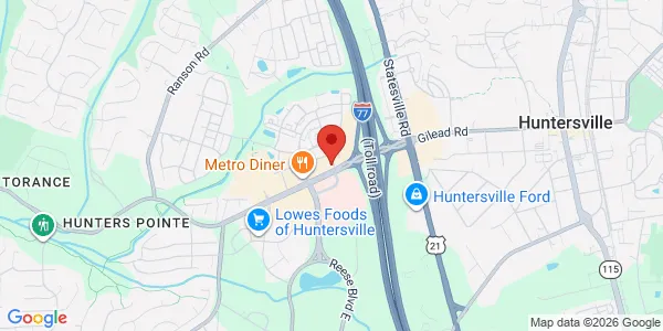 Map of 12905 Rosedale Hill Ave Huntersville, NC 28078
