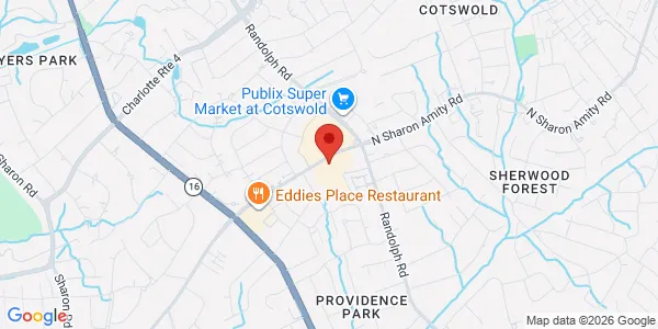 Map of 231 S Sharon Amity Rd Charlotte, NC 28211