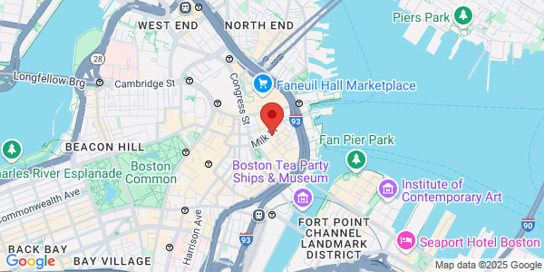 Map of 147 Milk St Boston, MA 02109