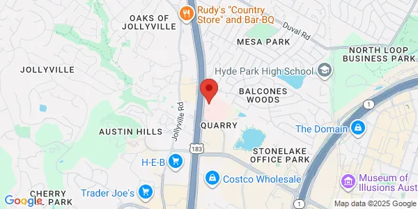Map of 11111 Research Blvd Austin, TX 78759
