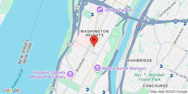 Map of 1130 Saint Nicholas Ave Columbia University Medical Center New York, NY 10032