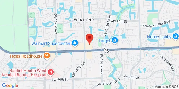 Map of 15651 SW 88th St Miami, FL 33196