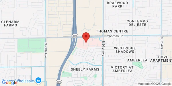 Map of 9305 W Thomas Rd Ste 100 Phoenix, AZ 85037