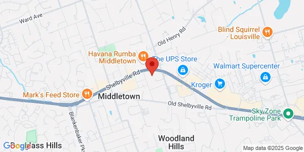 Map of 12010 Shelbyville Rd Ste 600 Louisville, KY 40243