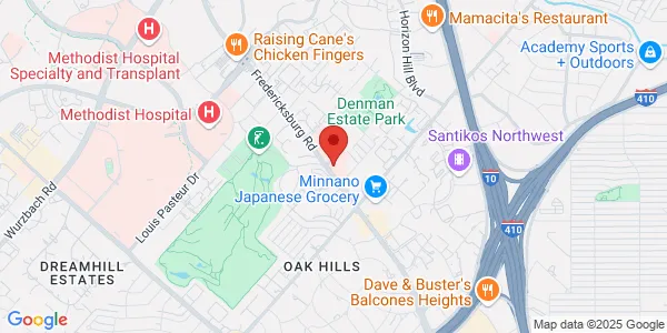 Map of 5368 Fredersburg Rd Ste 305 San Antonio, TX 78240