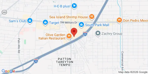 Map of 7719 Interstate 35 Access Rd San Antonio, TX 78224