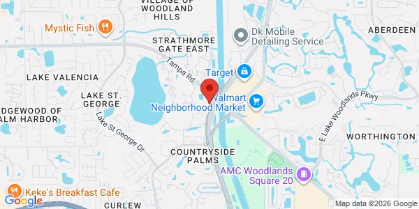 Map of 3890 Tampa Rd Palm Harbor, FL 34684