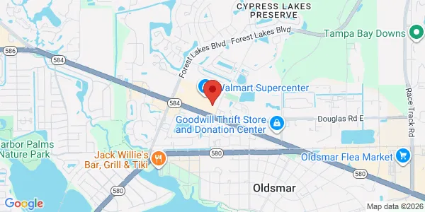 Map of 120 Pine Ave N Oldsmar, FL 34677