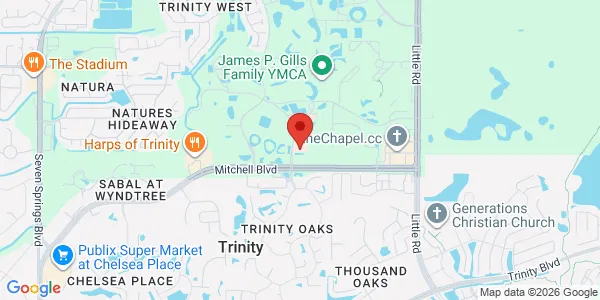 Map of 2020 Trinity Oaks Blvd New Port Richey, FL 34655