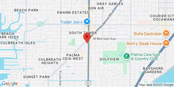 Map of 1155 S Dale Mabry Hwy Tampa, FL 33629