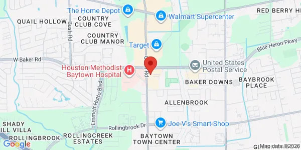 Map of 4310 Garth Rd Ste A Baytown, TX 77521