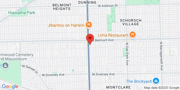 Map of 3101-3115 N Harlem Ave Main Level Chicago, IL 60634