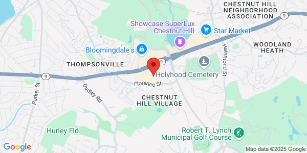 Map of 200 Boylston St Chestnut Hill Newton, MA 02467