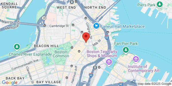 Map of 294 Washington St Ste 219 Boston, MA 02108