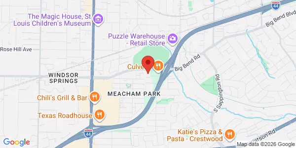 Map of 10296 Big Bend Rd Saint Louis, MO 63122