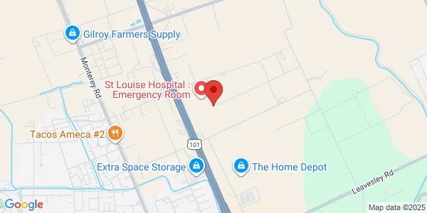 Map of 9360 No Name Uno Ste 245 Gilroy, CA 95020