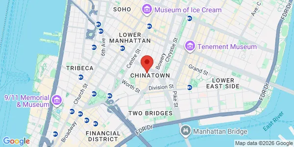 Map of 13-17 Elizabeth St Ste 401 New York, NY 10013