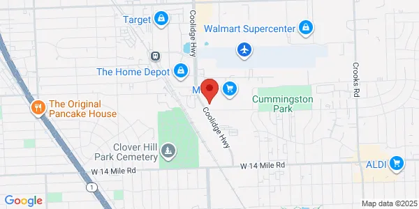 Map of 5130 Coolidge Hwy Royal Oak, MI 48073